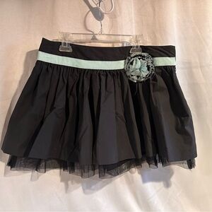 Black Mini Skirt Steampunk School Girl London Cool Preppy Barbiecore Swif…